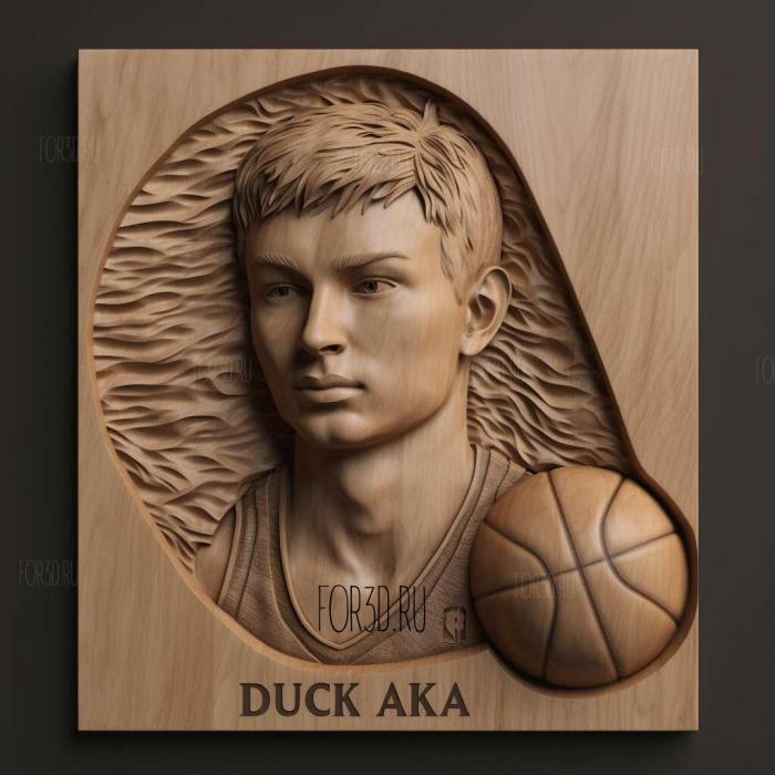 Luka Doncic 2 stl model for CNC